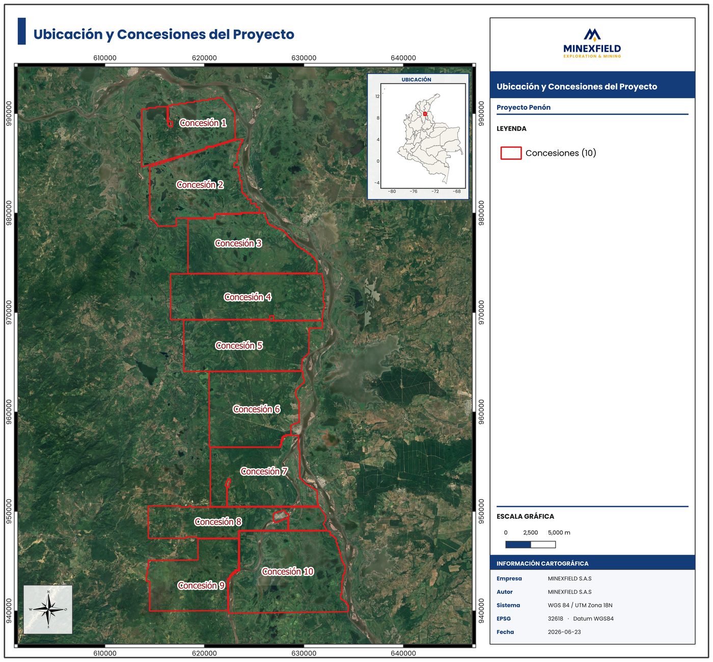 Mapa de Ubicación Satelital