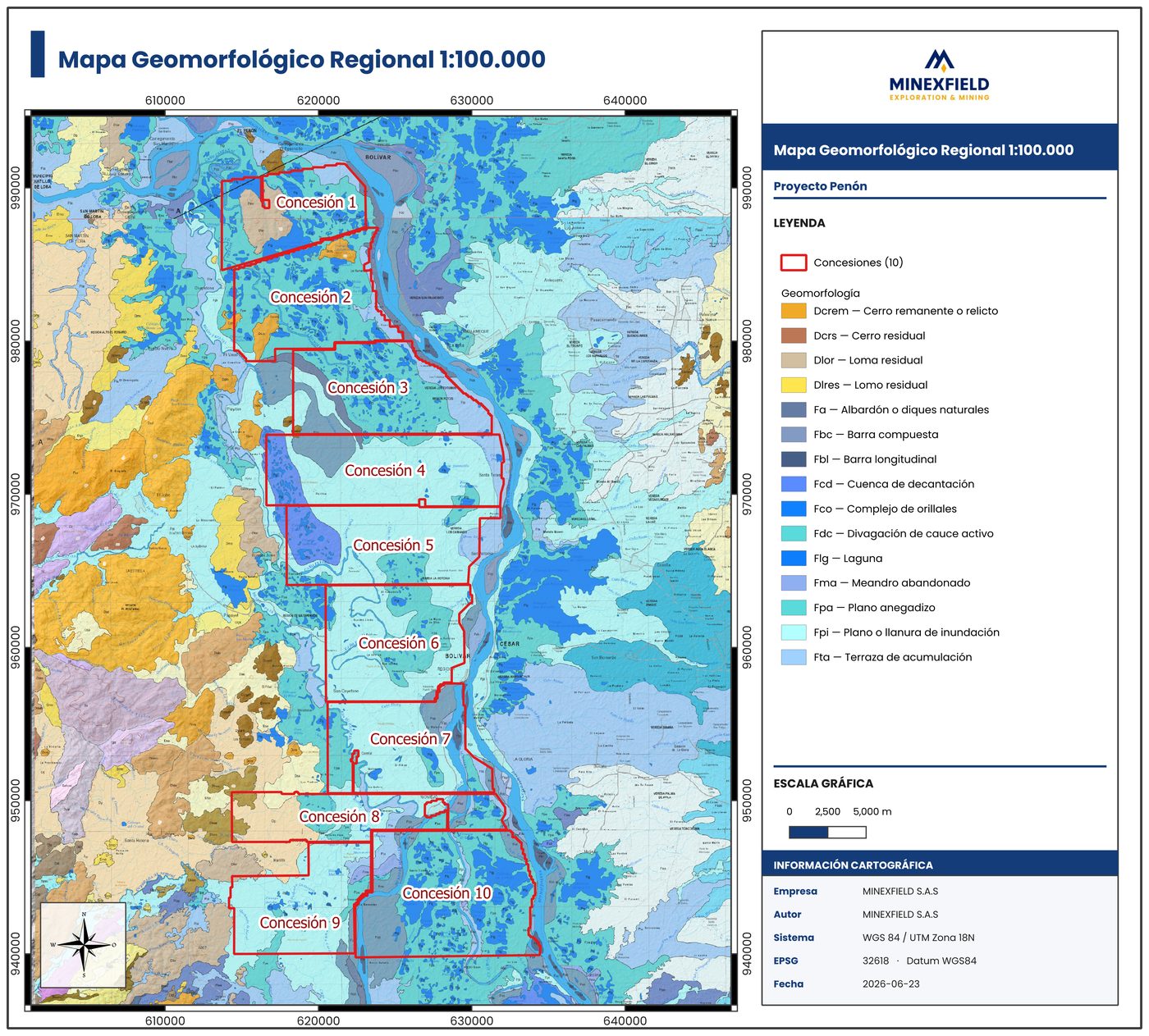 Mapa Geomorfológico